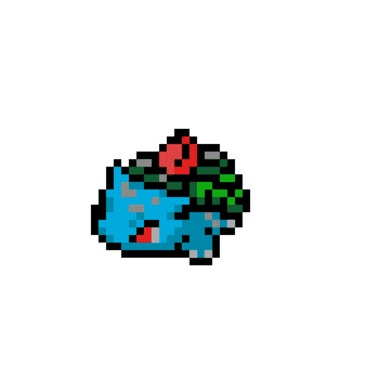 Ivysaur – Pokemon Pärlplatta Mönster