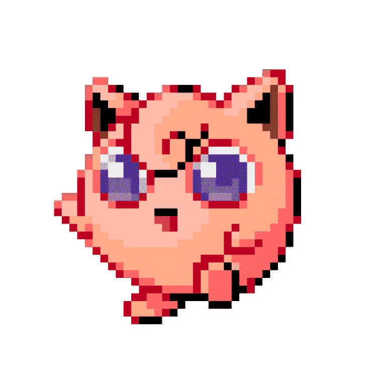 Jigglypuff – Pokemon Pärlplatta Mönster