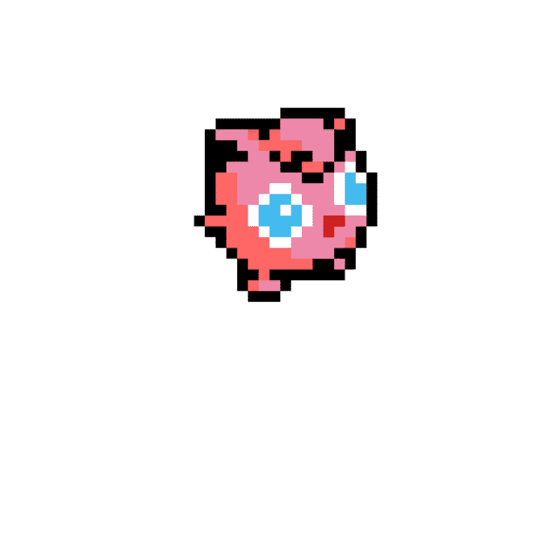 Jigglypuff – Pokemon Pärlplatta Mönster