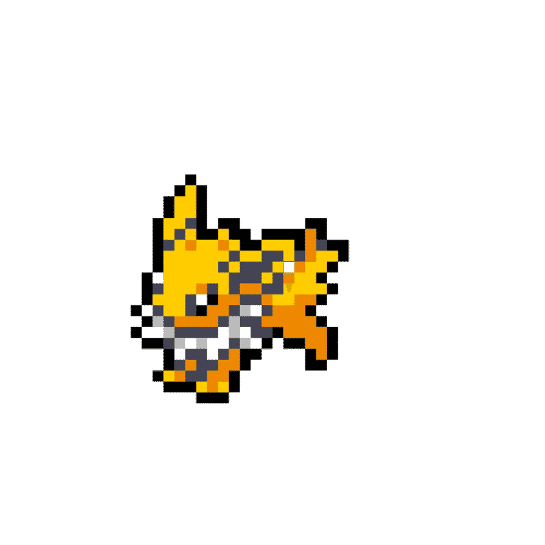 Jolteon – Pokemon Pärlplatta Mönster