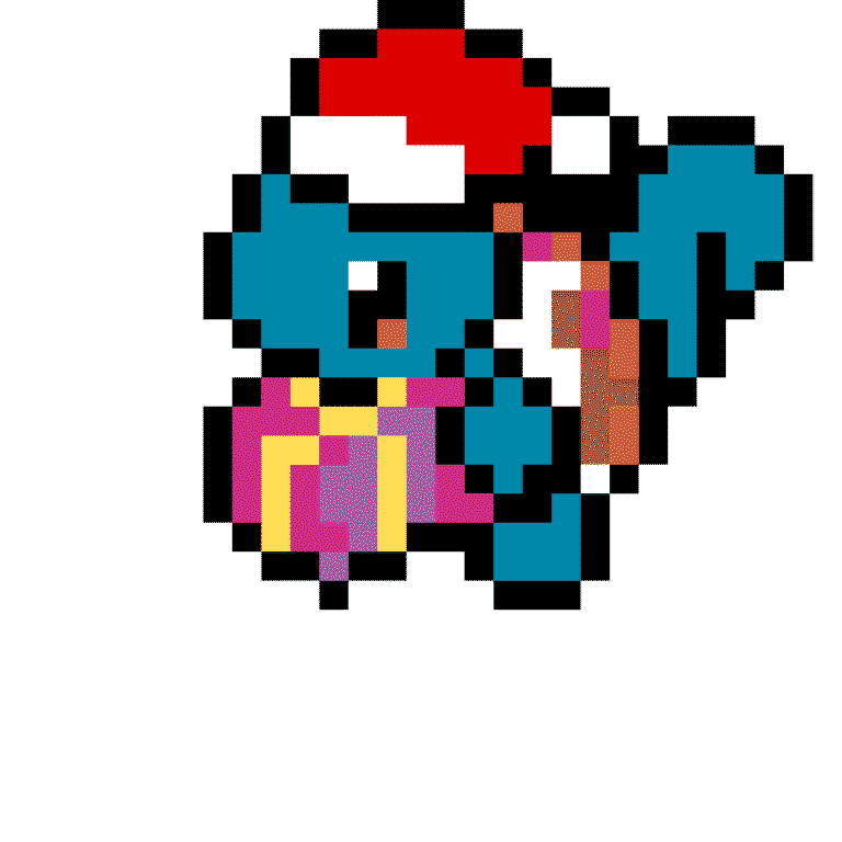 Julprat – Pokemon Pärlplatta Mönster