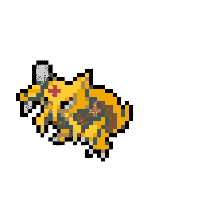 Kadabra – Pokemon Pärlplatta Mönster