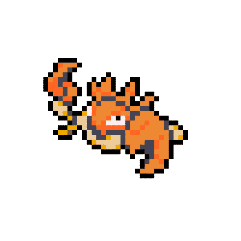 Kingler – Pokemon Pärlplatta Mönster