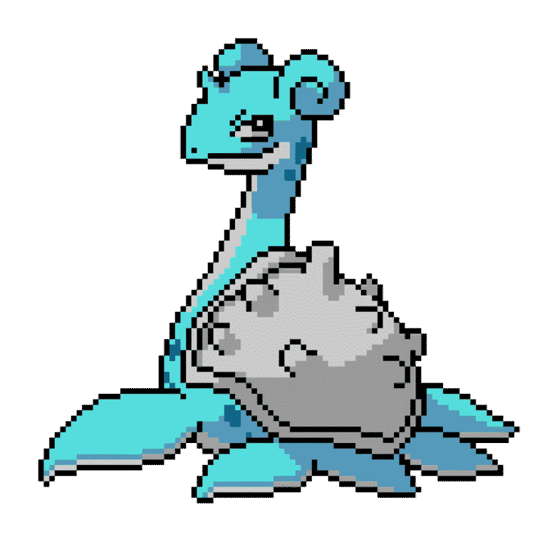 Lapras – Pokemon Pärlplatta Mönster