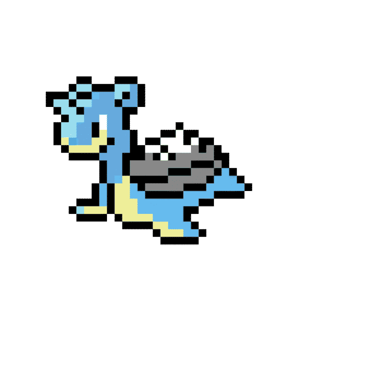 Lapras – Pokemon Pärlplatta Mönster