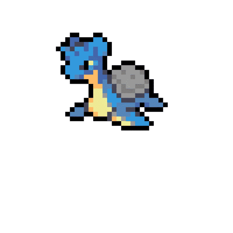 Lapras – Pokemon Pärlplatta Mönster