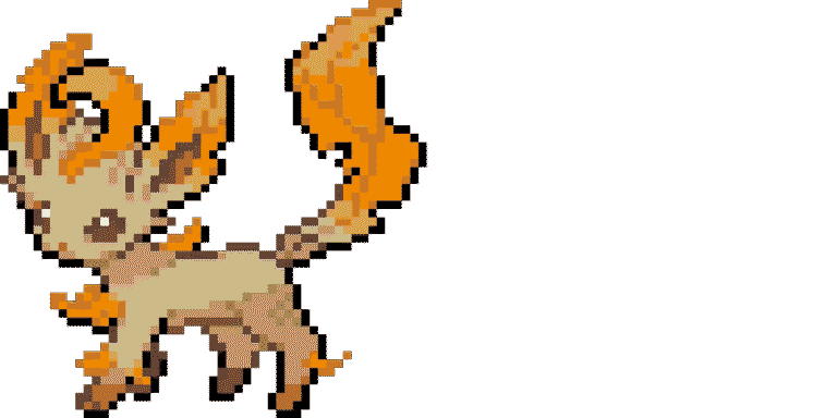 leafeon shiny – Pokemon Pärlplatta Mönster