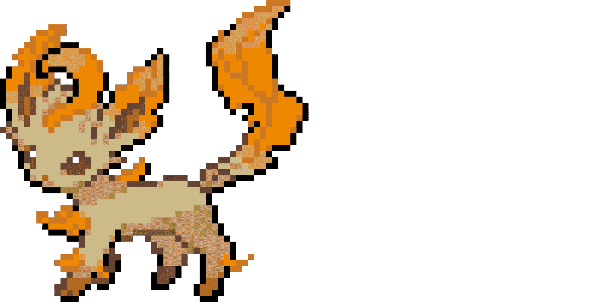 Pärlplatta mönster för leafeon shiny