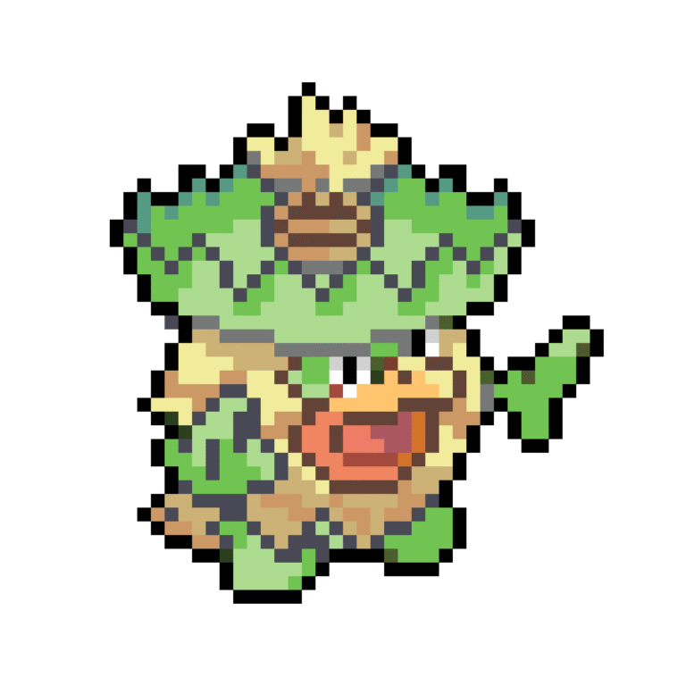 ludicolo – Pokemon Pärlplatta Mönster