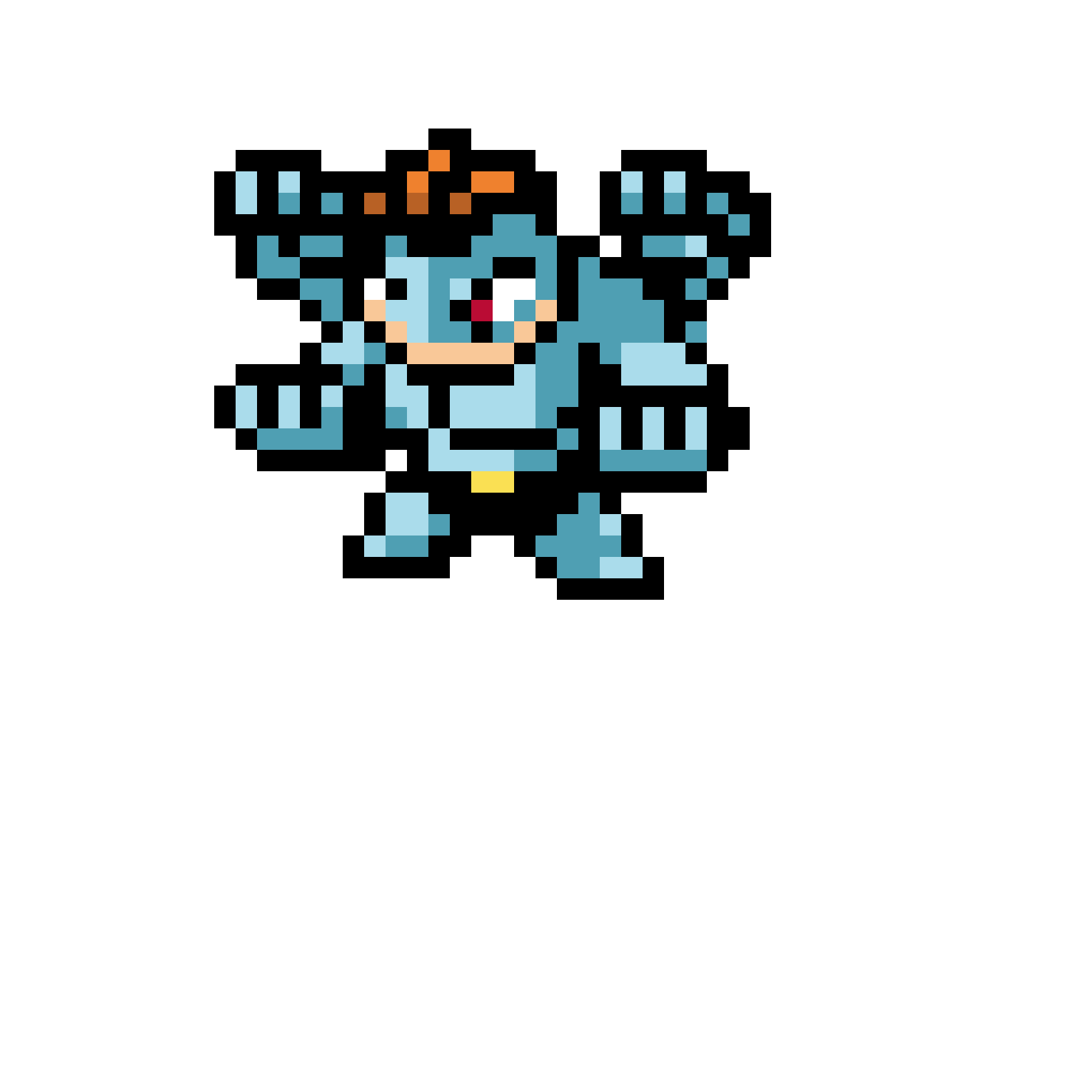 Pärlplatta mönster för Machamp
