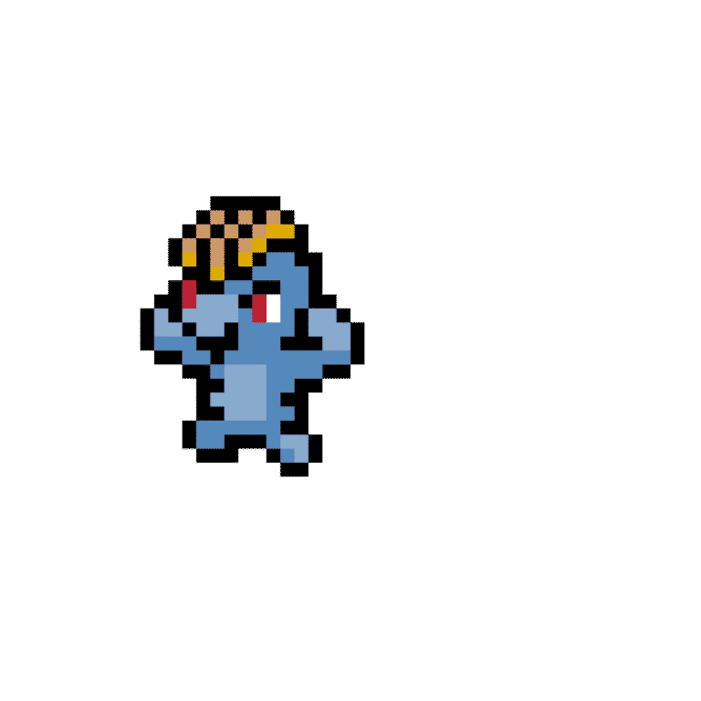 Machop – Pokemon Pärlplatta Mönster