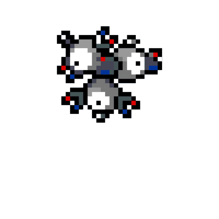 Magneton – Pokemon Pärlplatta Mönster