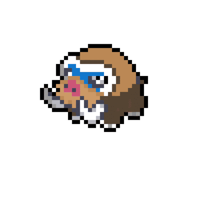 Mamoswine – Pokemon Pärlplatta Mönster
