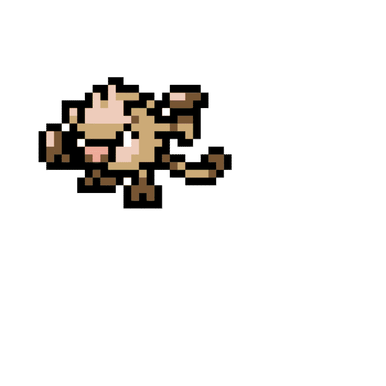 Mankey – Pokemon Pärlplatta Mönster