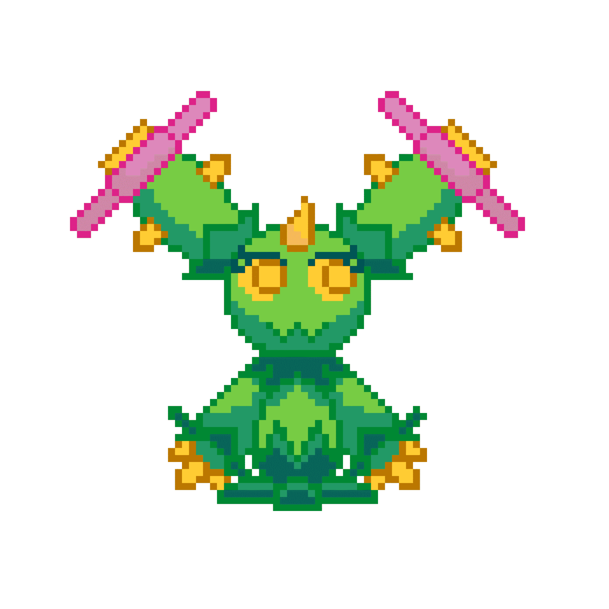 Pärlplatta mönster för maractus, the pokemon locos. DAVUUWART (este si los el otro no borrale esta parte del nombre)