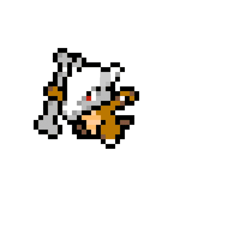 Marowak – Pokemon Pärlplatta Mönster