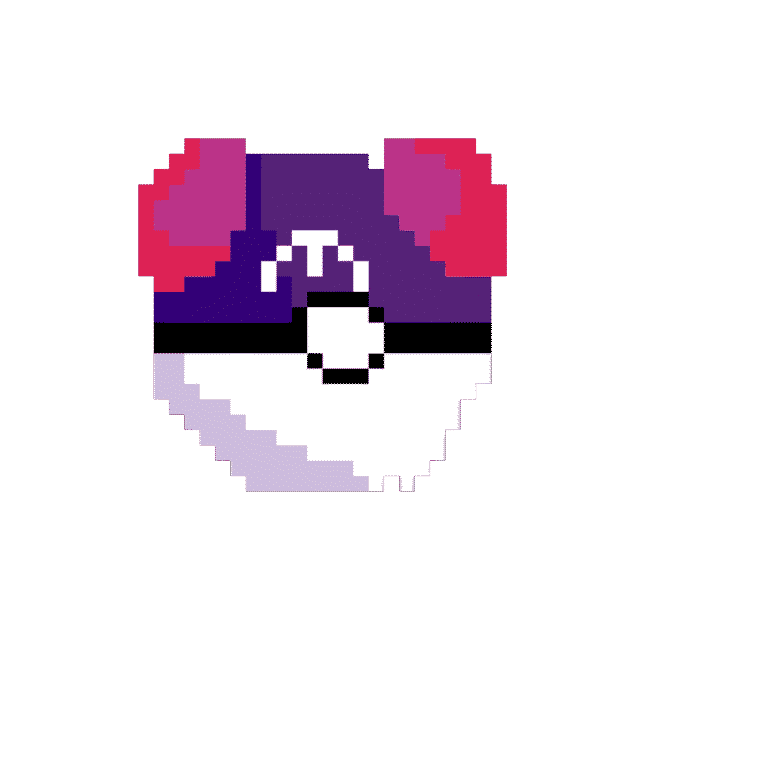 master ball – Pokemon Pärlplatta Mönster