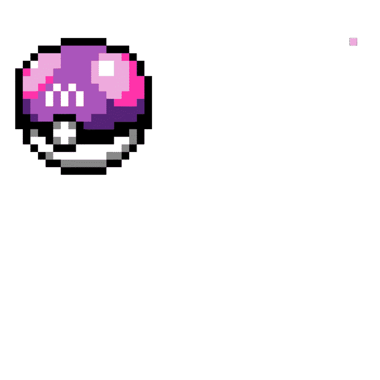 Masterball – Pokemon Pärlplatta Mönster