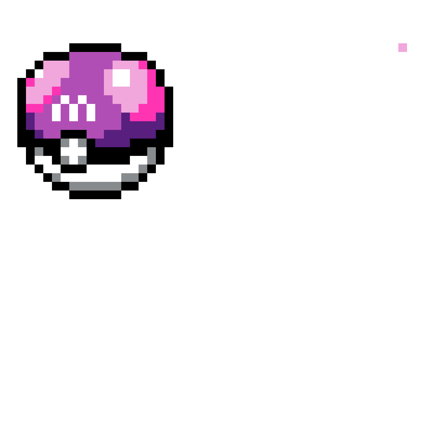 Pärlplatta mönster för Masterball
