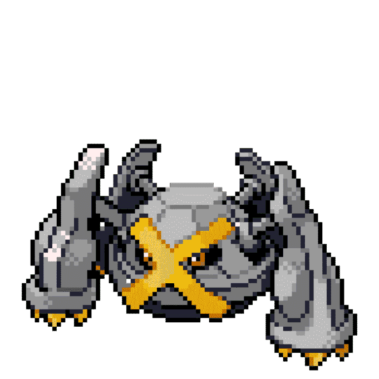 Metagross shiny – Pokemon Pärlplatta Mönster