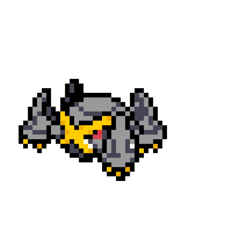 Metagross Shiny – Pokemon Pärlplatta Mönster