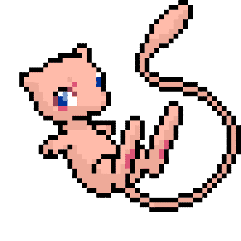 Mew – Pokemon Pärlplatta Mönster