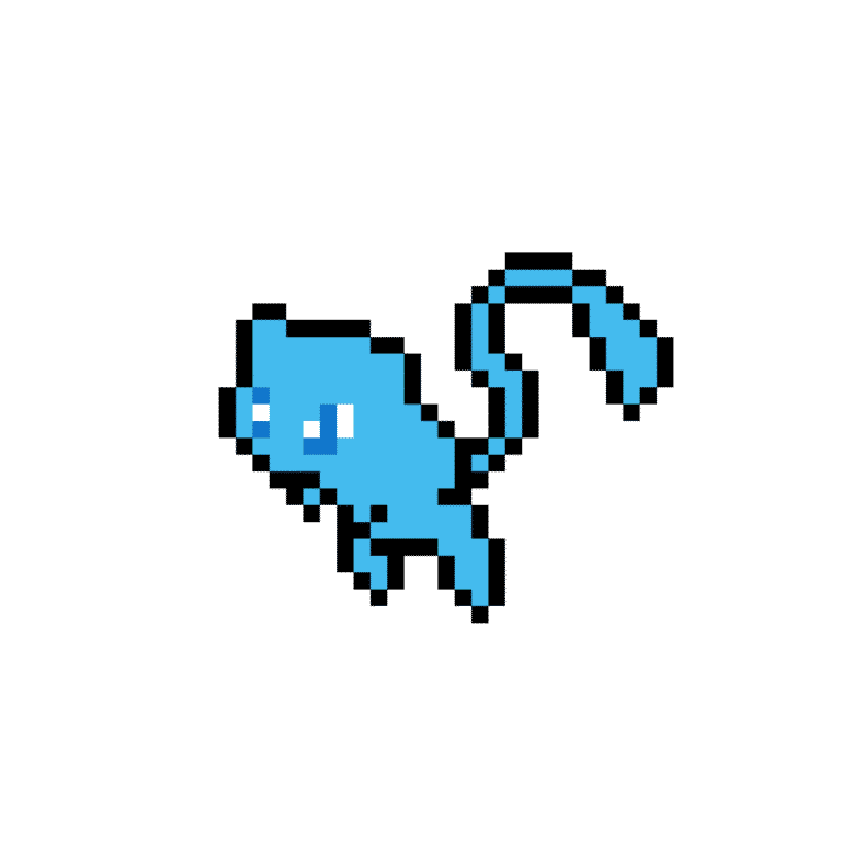 Mew Shiny – Pokemon Pärlplatta Mönster