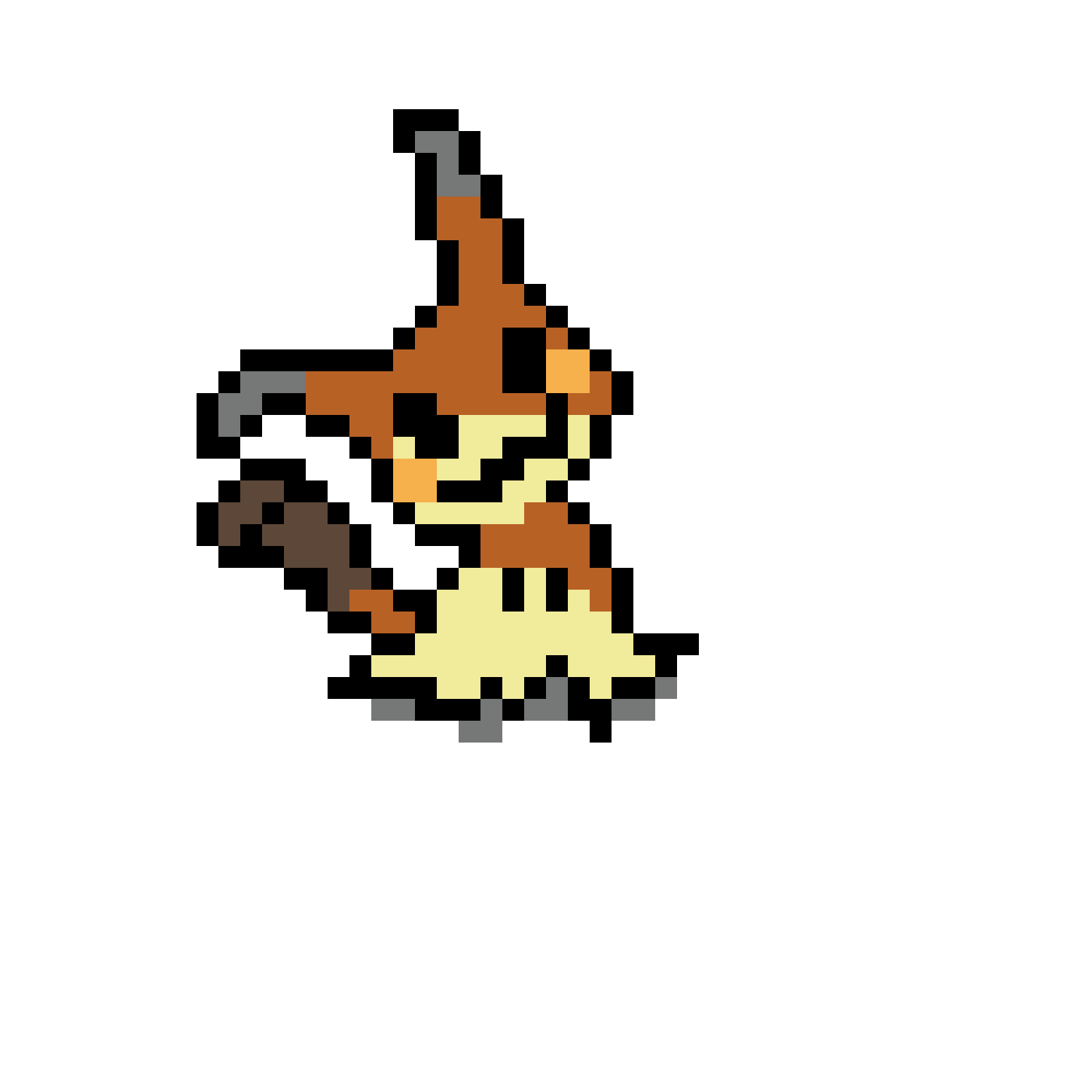 Pärlplatta mönster för mimikyu