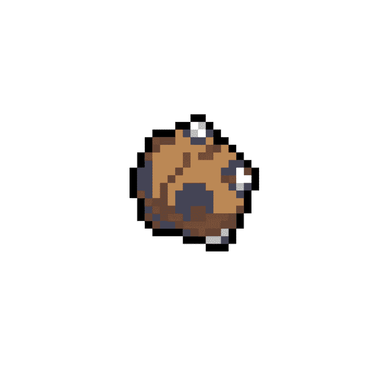 Minior meteorito – Pokemon Pärlplatta Mönster