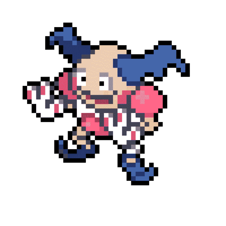Mr. Mime – Pokemon Pärlplatta Mönster