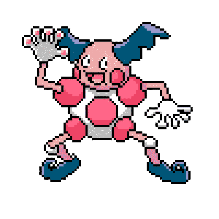 Mr. Mime – Pokemon Pärlplatta Mönster