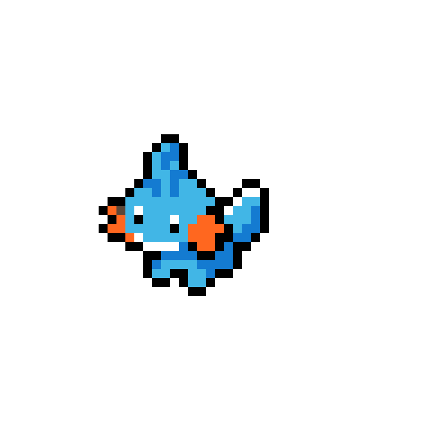 Pärlplatta mönster för Mudkip
