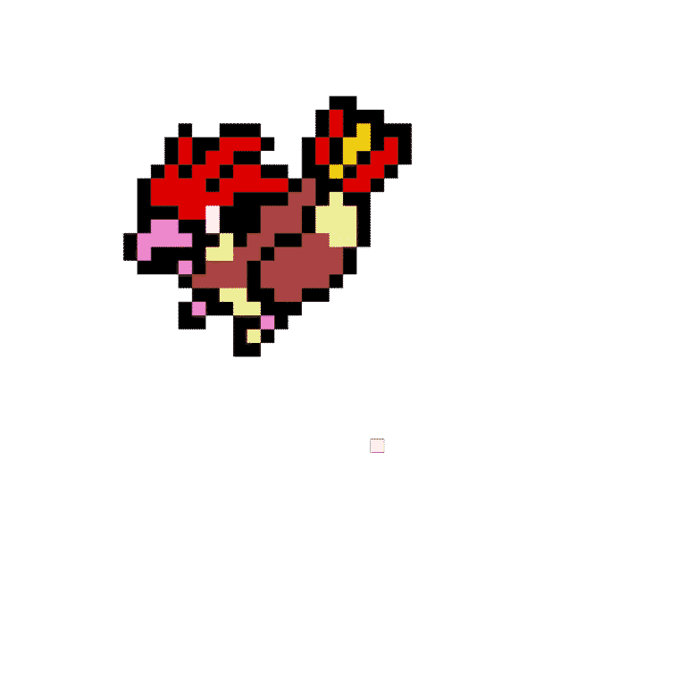 N° 17 pidgeotto – Pokemon Pärlplatta Mönster