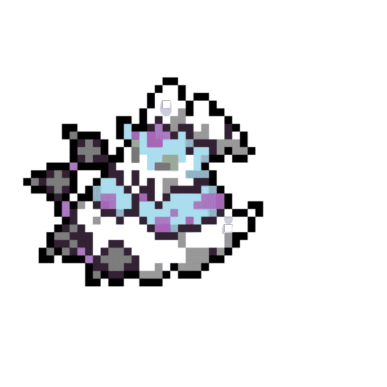 N° 642 thundurus forma avatar – Pokemon Pärlplatta Mönster