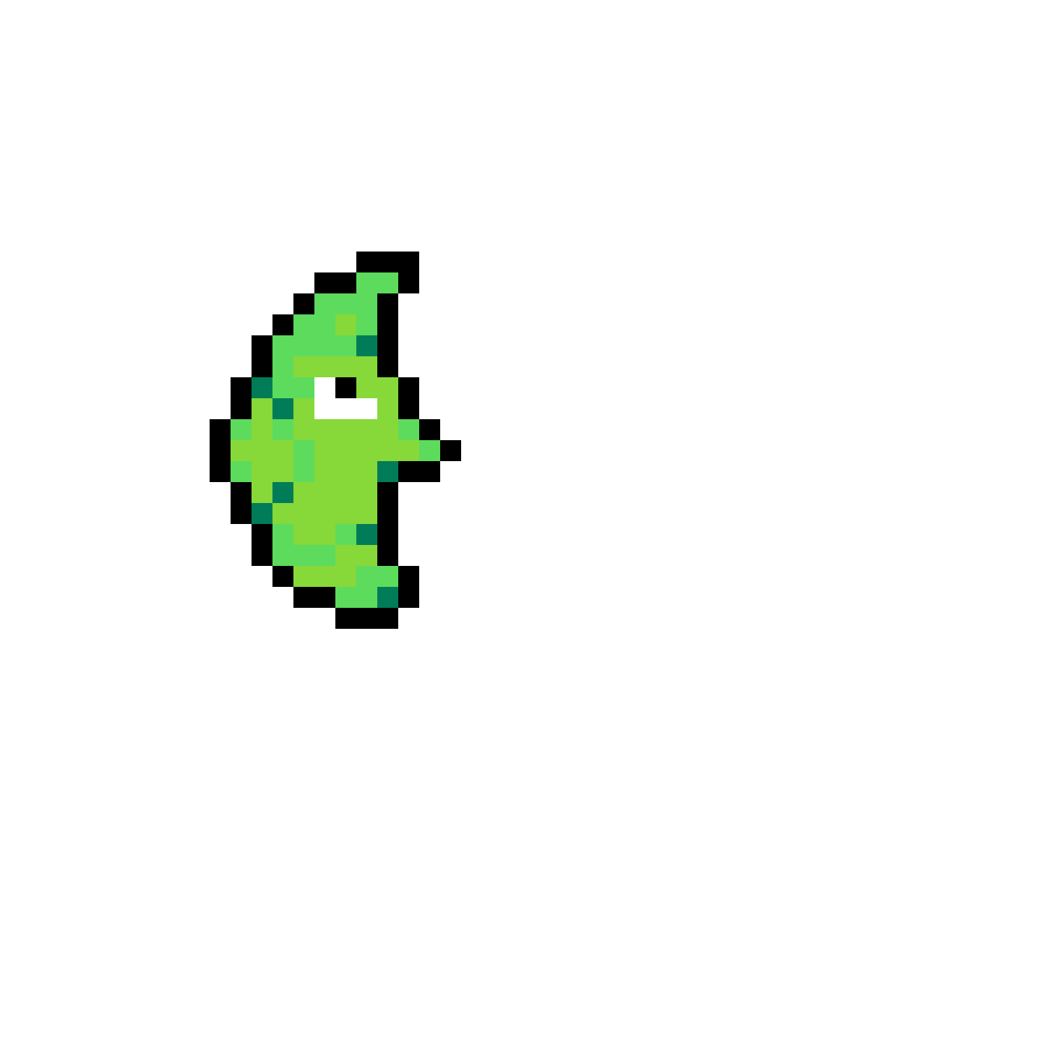 Pärlplatta mönster för N°11 metapod