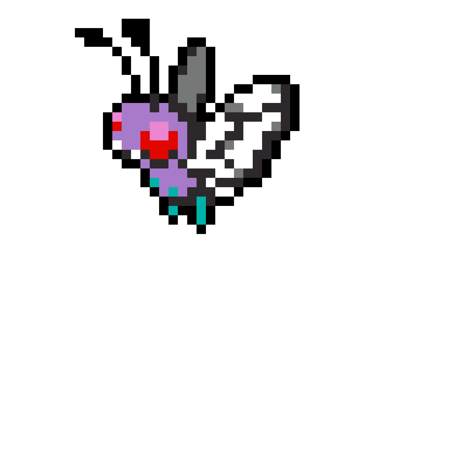 Pärlplatta mönster för N°12 butterfree