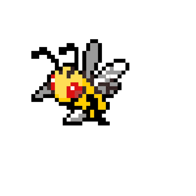 N°15 beedrill – Pokemon Pärlplatta Mönster