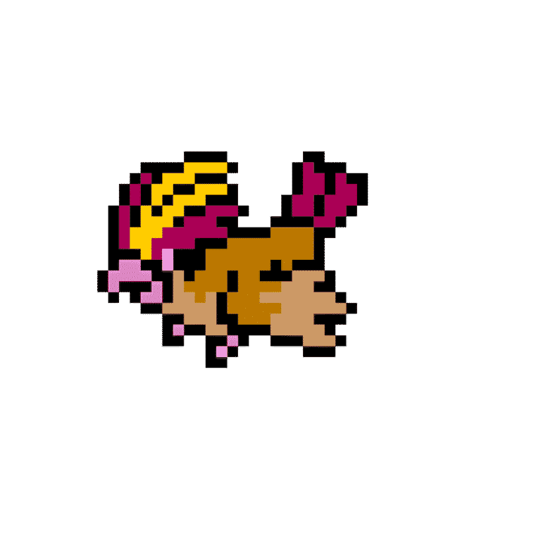 N°18 pigeot – Pokemon Pärlplatta Mönster