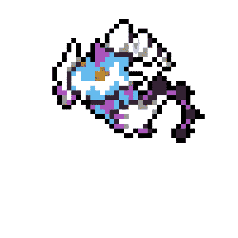 N°642 thundurus forma totem – Pokemon Pärlplatta Mönster