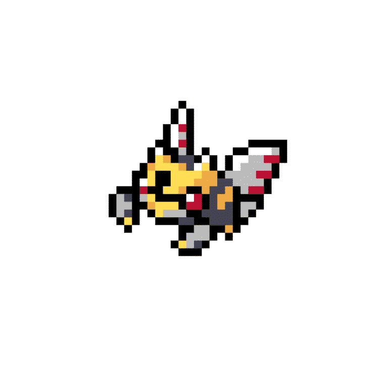 Ninjask – Pokemon Pärlplatta Mönster