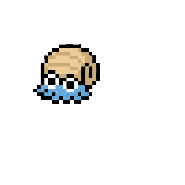 Omanyte – Pokemon Pärlplatta Mönster