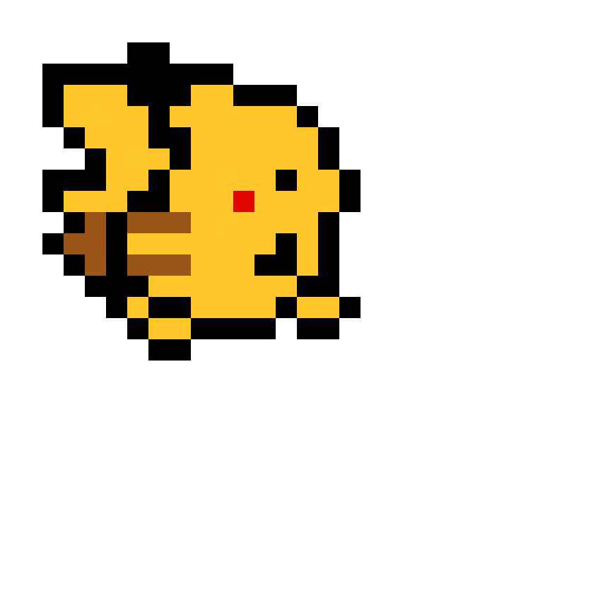 Pärlplatta mönster för Picachu retro