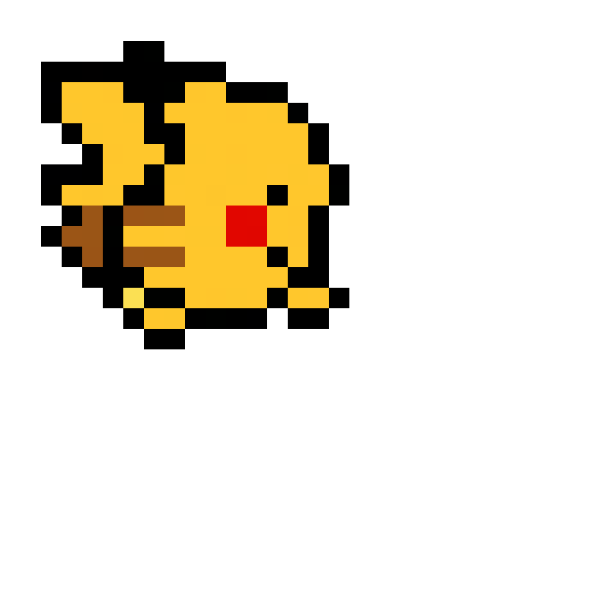 Pärlplatta mönster för Picachu