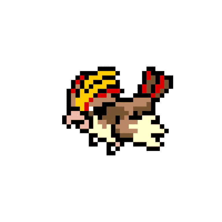 Pidgeot – Pokemon Pärlplatta Mönster