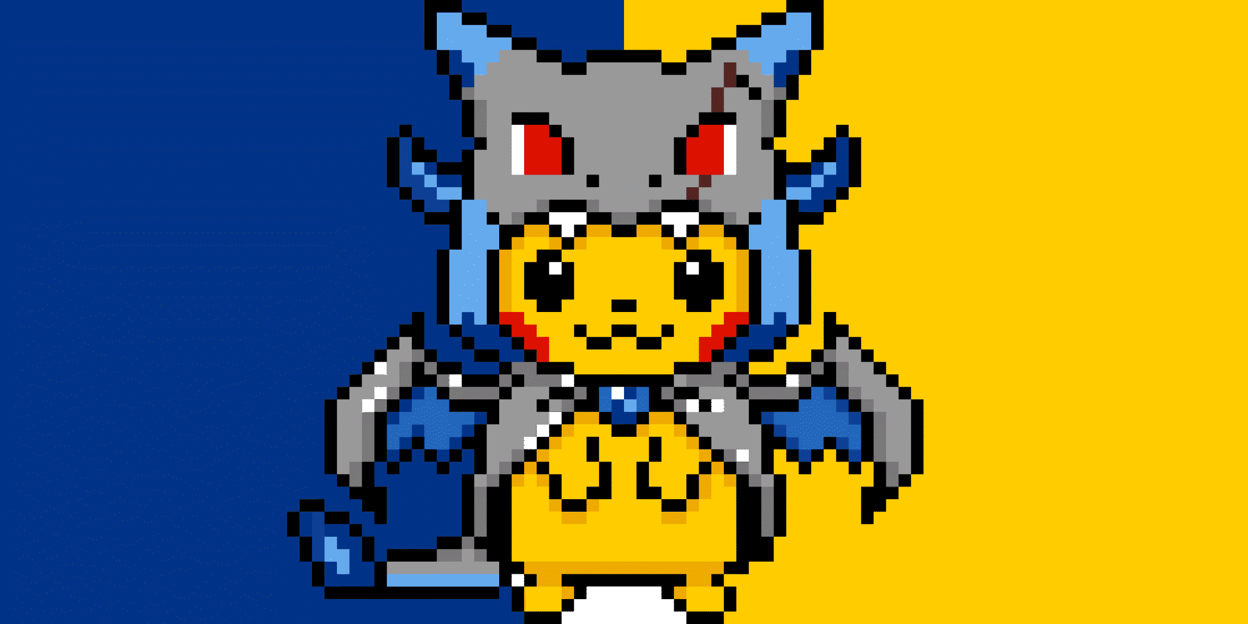 Pärlplatta mönster för PIKACHU