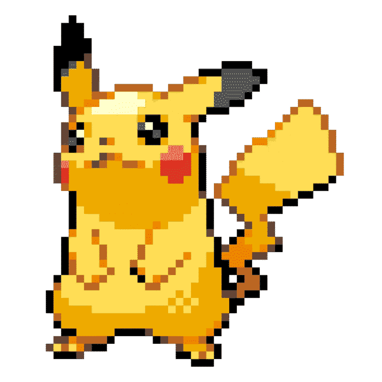PIKACHU – Pokemon Pärlplatta Mönster