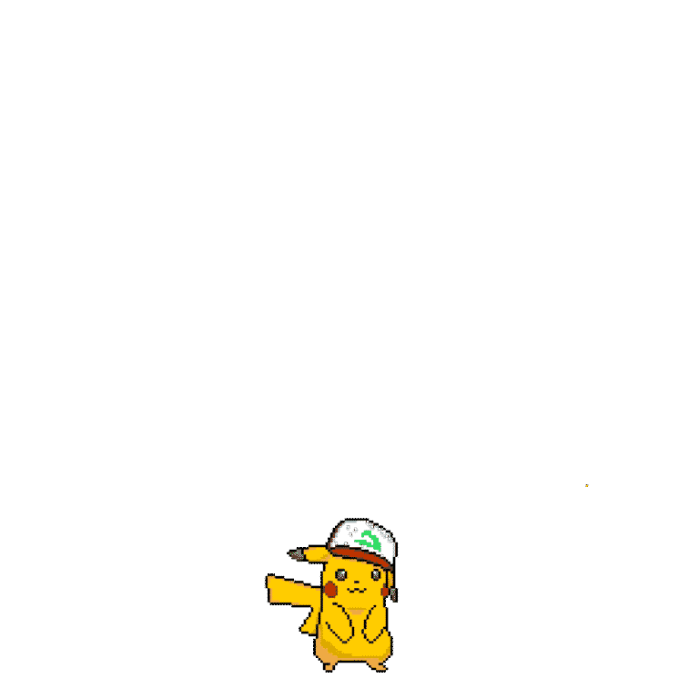 pikachu – Pokemon Pärlplatta Mönster