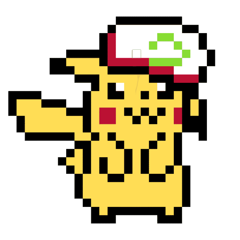 Pikachu – Pokemon Pärlplatta Mönster