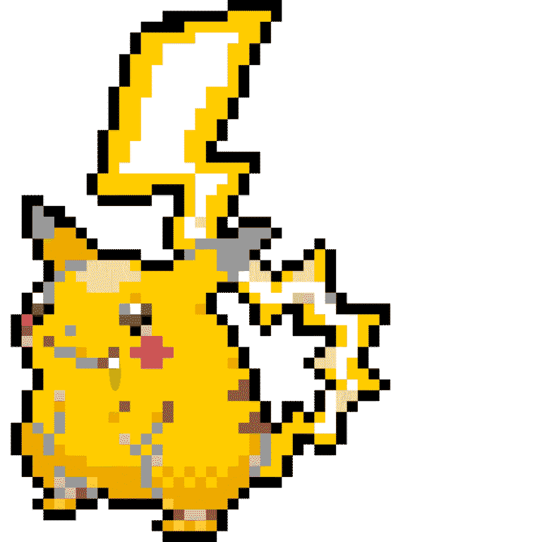 Pikachu Gigantamax – Pokemon Pärlplatta Mönster