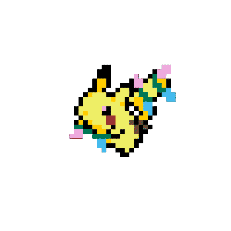 Pikachu navideño – Pokemon Pärlplatta Mönster